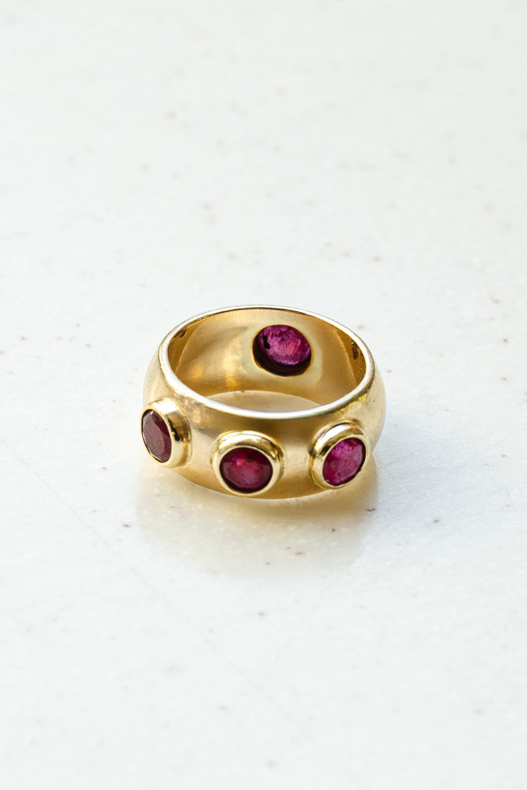 4 Ruby Ring, 14k
