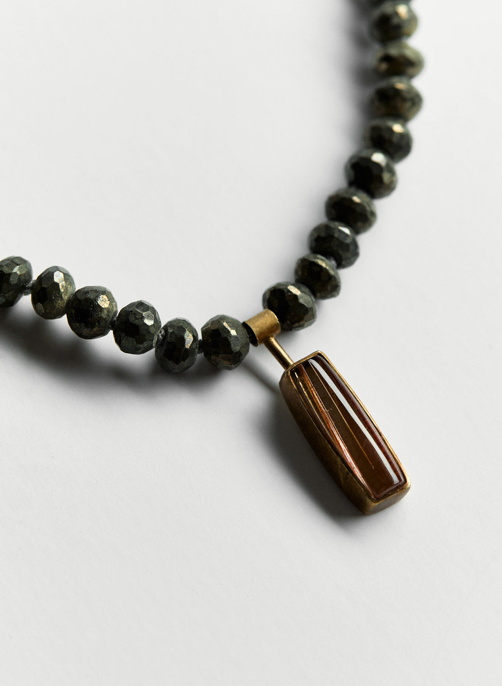 
Rudilated quartz pendant 

