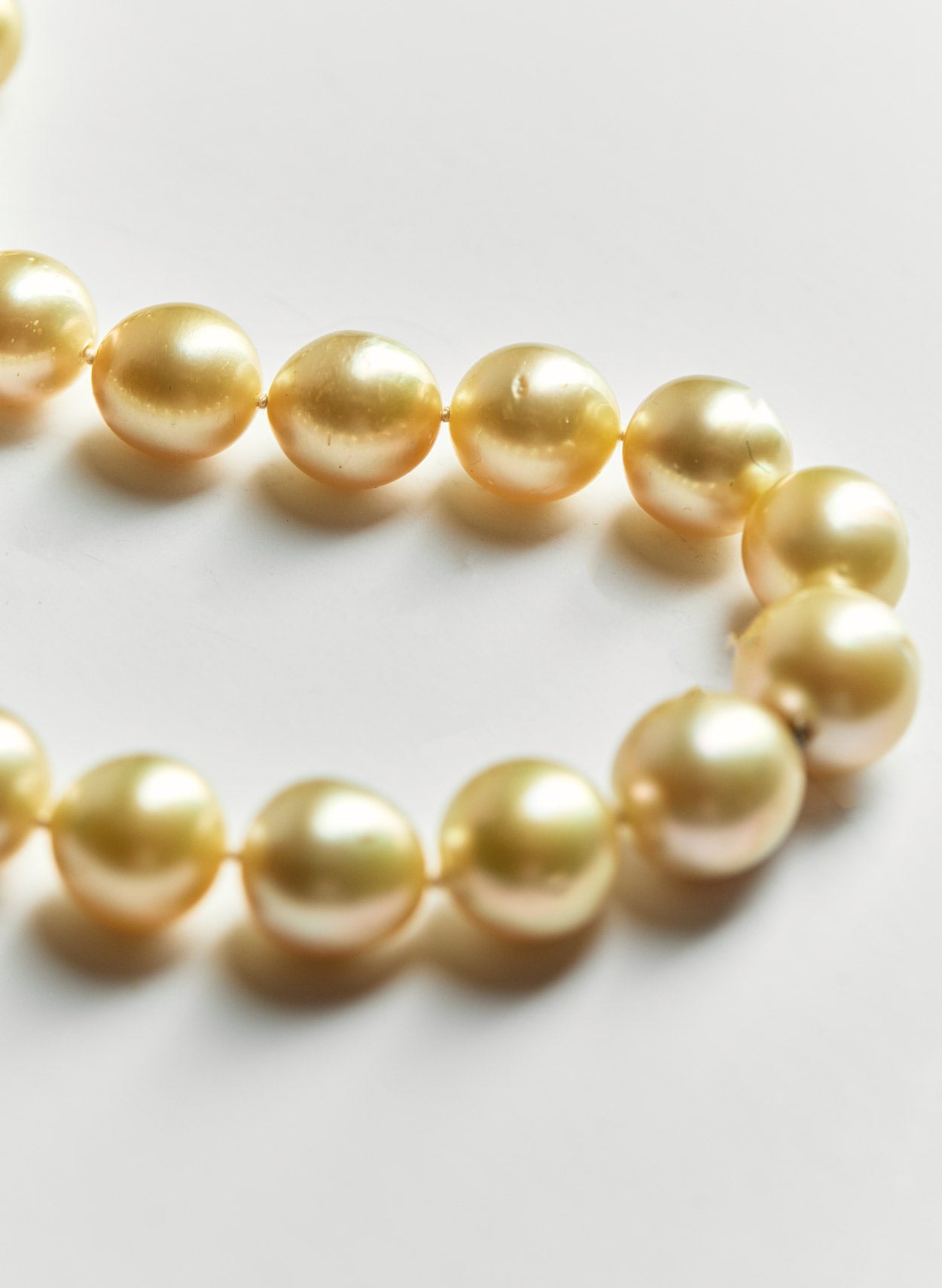 Golden South Sea Pearl Necklace
