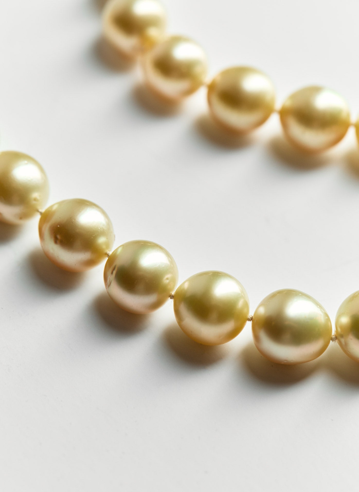 Golden South Sea Pearl Necklace